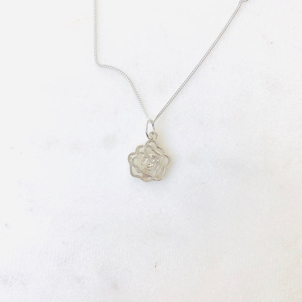 Flower - Open Rose Pendant