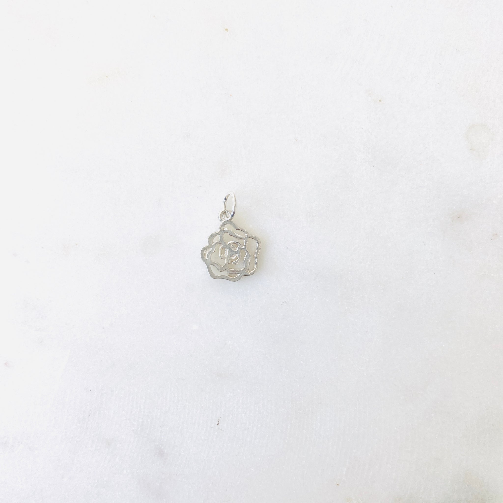 Flower - Open Rose Pendant