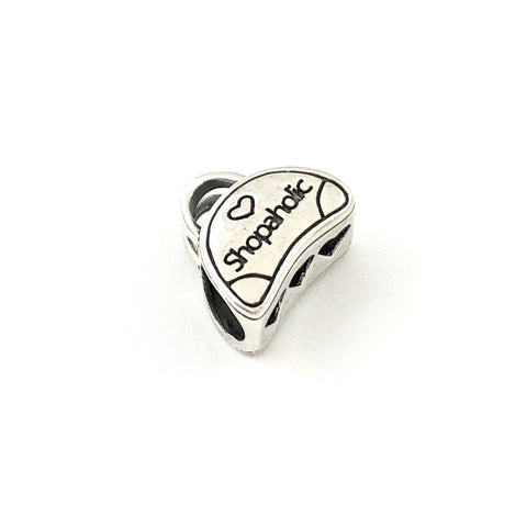 Shopaholic Charm Bead - Stone Heart 
