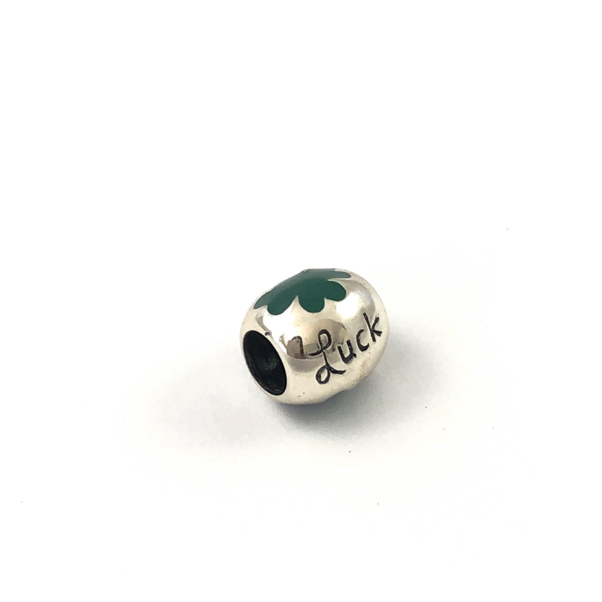 Luck Charm Bead - Stone Heart 