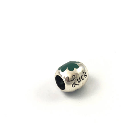 Luck Charm Bead - Stone Heart 