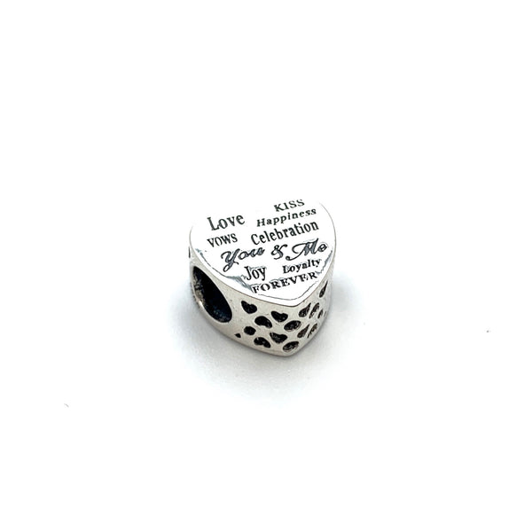 Love's Blessings Charm Bead - Stone Heart 