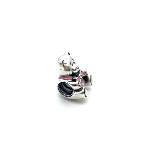 Maia Bear Charm Bead - Stone Heart 