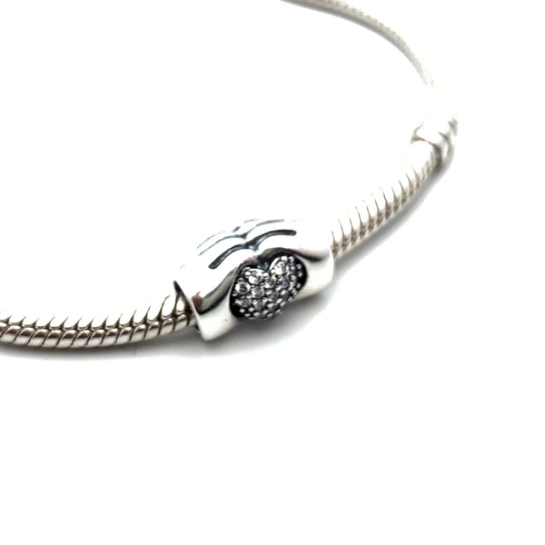 Hands of Love Charm Bead - Stone Heart 