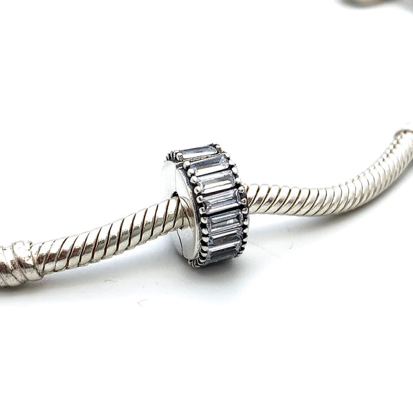 Ice Glamour Charm Clip - Stone Heart 