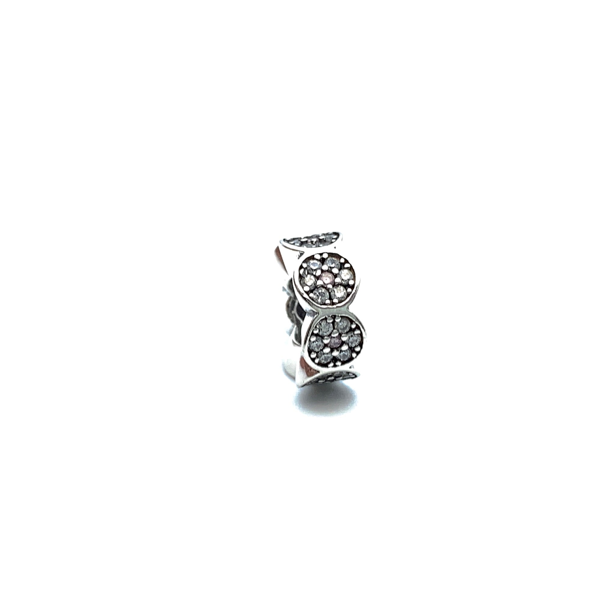 Floral Glamour Spacer - Stone Heart 