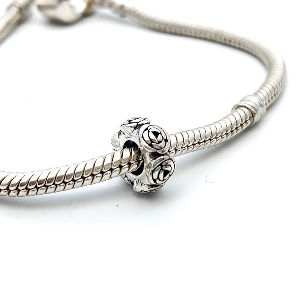 Ring of Roses Spacer - Stone Heart 