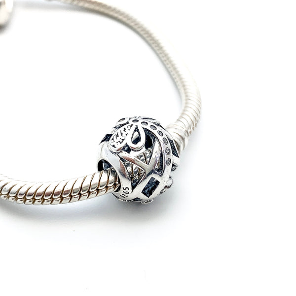 Dazzling Dragonfly Charm Bead - Stone Heart 
