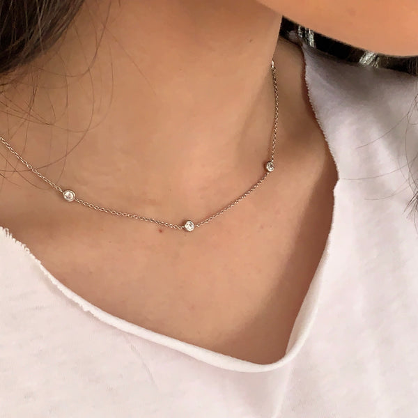 Necklace with Multi Stones