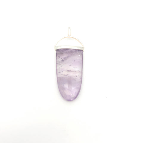 Tongue Fluorite Pendant - Stone Heart 