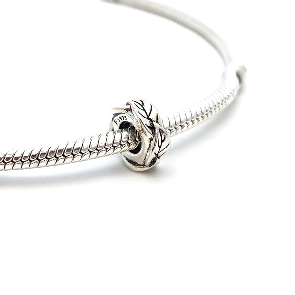 Lapping Leaves Spacer - Stone Heart 