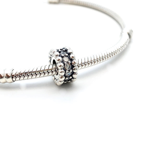 Beaded Ice Spacer - Stone Heart 