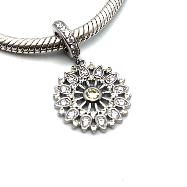 Mesmerising Mandala Dangle - Stone Heart 