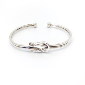 Knotted Cuff - Stone Heart 