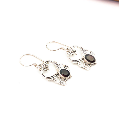 Indah Vintage Earring - Stone Heart 