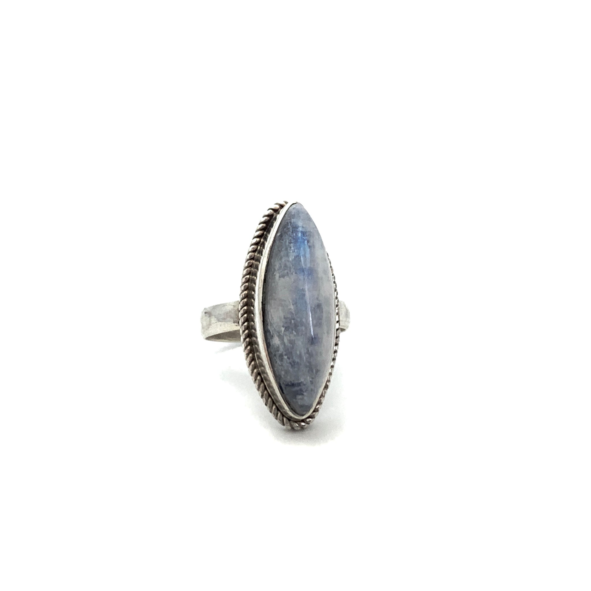 Moonstone Marquise Cabochon Ring - Stone Heart 