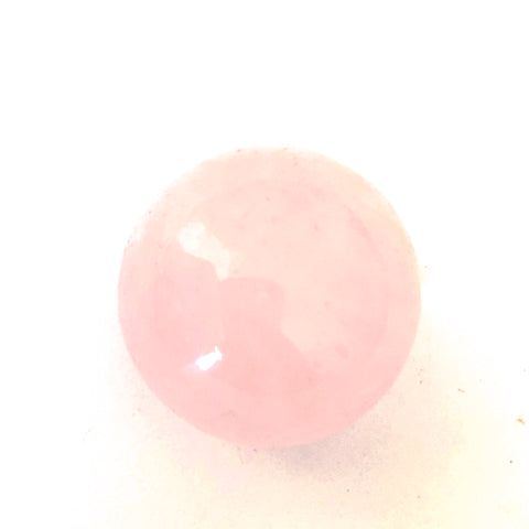 Rose Quartz Gem Ball - Stone Heart 