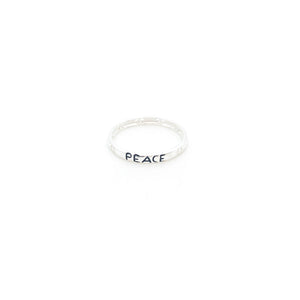 Peace Ring - Stone Heart 