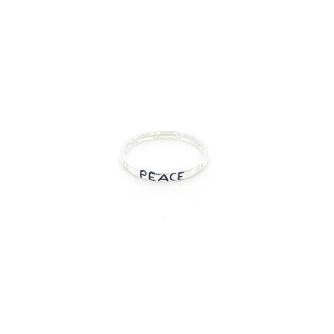 Peace Ring - Stone Heart 