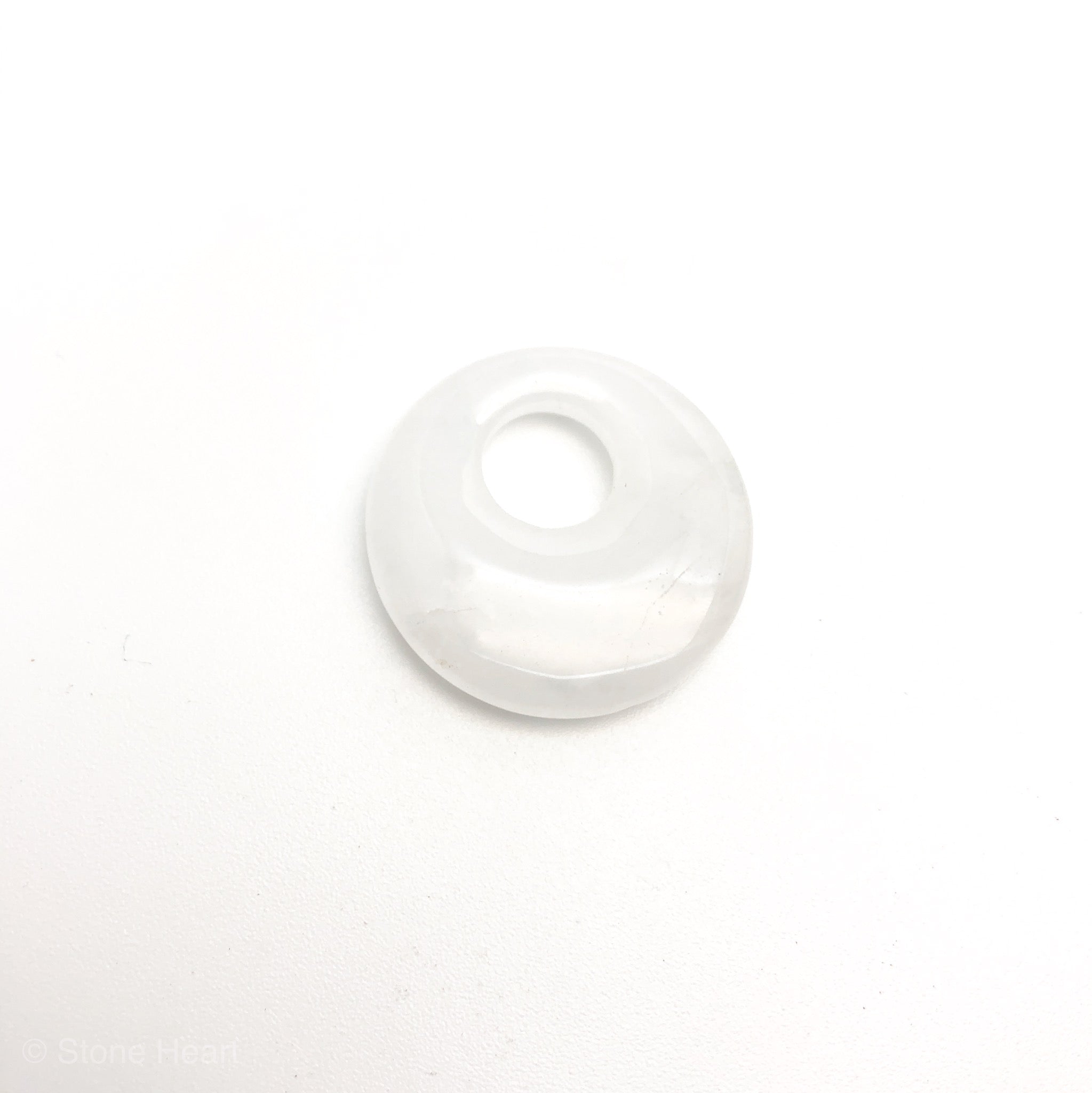 Agogo Gemstone Pendant - Small - Stone Heart 