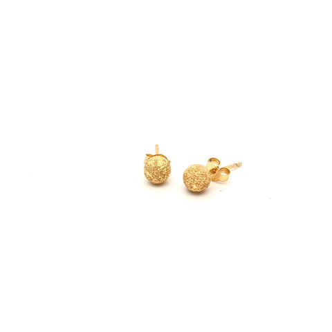 Stardust Gold (Small) Studs - Stone Heart 