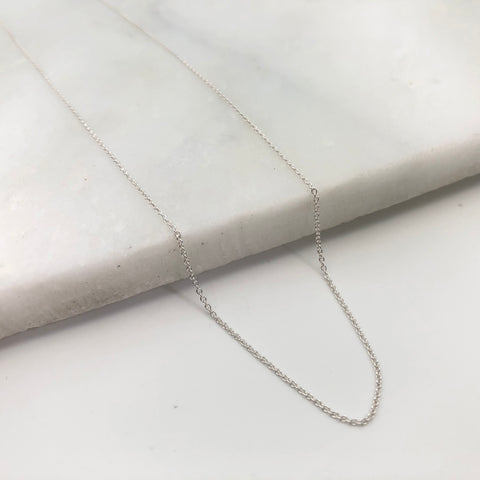 Chain - Cable Link Fine - Stone Heart 