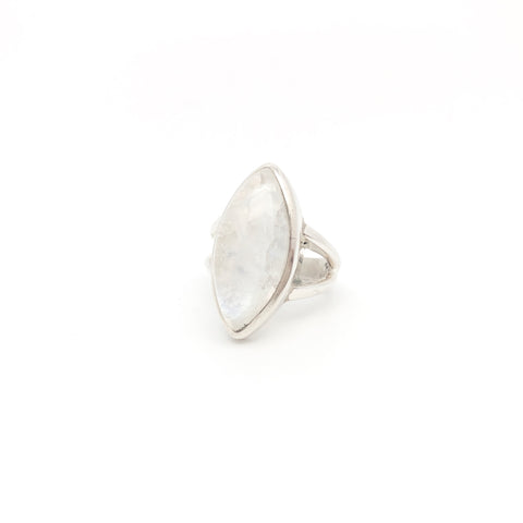 Moonstone Ring - Almond - Stone Heart 