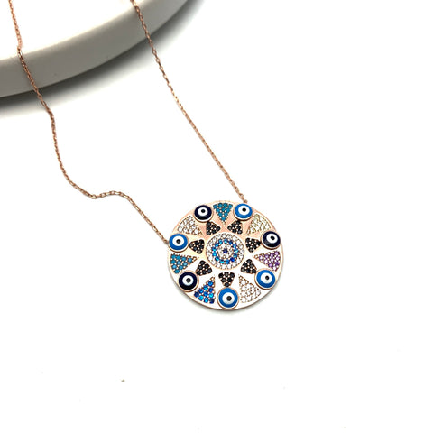 Starry Evil Eye Medallion - Stone Heart 