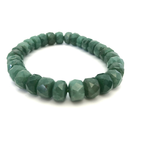 Aventurine Bracelet (Faceted) - Stone Heart 