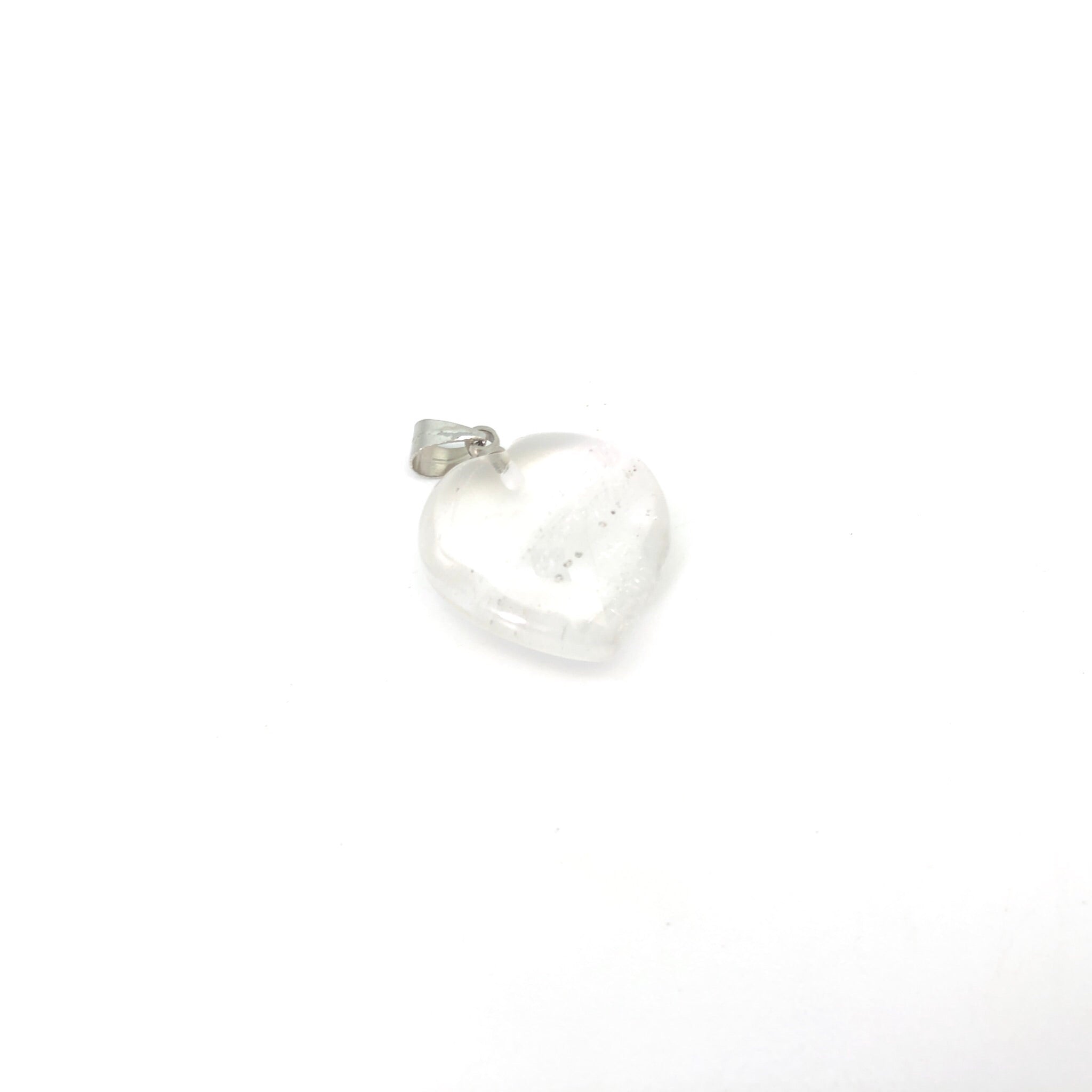 Heart Gemstone Pendant - Small - Stone Heart 