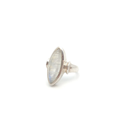 Moonstone Ring - Marquise - Stone Heart 