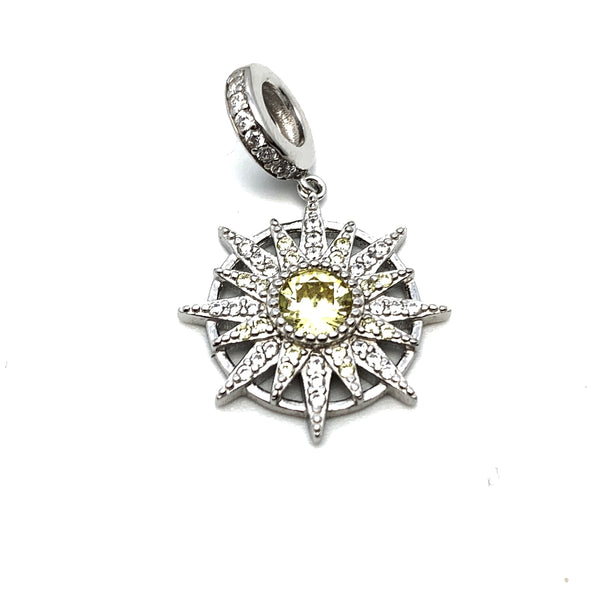 Sunburst Dangle - Stone Heart 